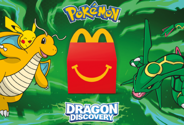 Em nova colaboração com Pokémon, McDonald’s lança cards holográficos